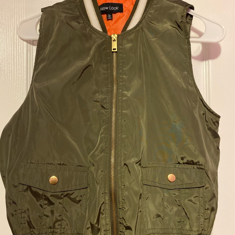 Army Green Jacket Vest